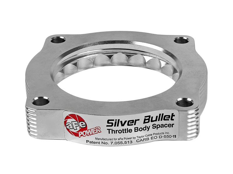Entretoises de corps de papillon aFe Silver Bullet TBS BMW 335i (N54) 07-11 135i/535i 08-10 L6-3.0L (tt)
