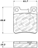 Plaquettes de frein StopTech Performance