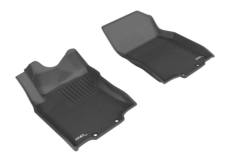 Tapis de sol 3D MAXpider pour Nissan Rogue/Rogue Sport Kagu 2014-2020, 1ère rangée - Noir