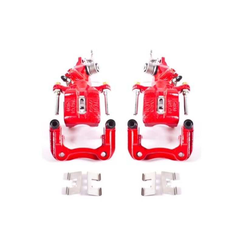 Power Stop 04-08 Acura TSX Rear Red Calipers w/Brackets - Pair