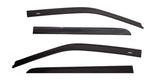 Déflecteurs de fenêtre à profil bas AVS 05-18 Nissan Frontier Crew Cab Ventvisor 4 pièces - Noir mat