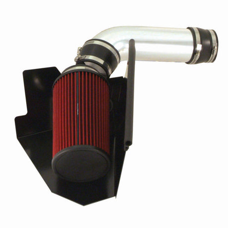 Kit d'admission d'air Spectre 96-00 GM Truck V8-5.0/5.7LF/I - Anodisé transparent avec filtre rouge