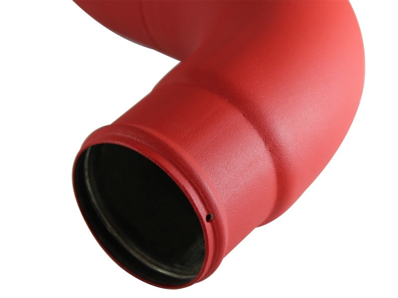 Tube de refroidisseur intermédiaire rouge aFe BladeRunner 3 pouces côté chaud avec raccords 13-14 Dodge RAM Diesel 6,7 L (td)