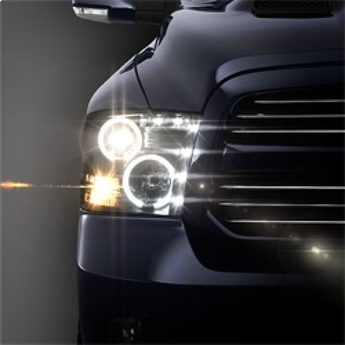 Phares de projecteur Spyder Dodge Ram 1500 09-14 Halogène-CCFL Halo LED - Noir PRO-YD-DR09-CCFL-BK