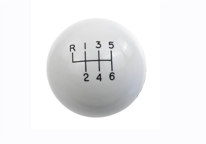 Pommeau de levier de vitesse Ford Performance GT350 6 vitesses – Blanc