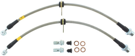 Conduites de frein avant en acier inoxydable StopTech 00-05 pour Toyota MR2 Spyder