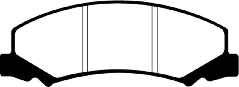 Plaquettes de frein avant EBC 08-09 Buick Allure (Canada) 5.3 Yellowstuff