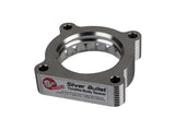 Entretoise de corps de papillon aFe 07-12 Dodge 1500 / 07-12 Dodge Dakota V6 3,7 L Silver Bullet - Argent