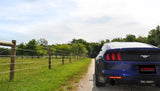 Ford Mustang EcoBoost 2.3T Sport 3 pouces Cat-Back avec double sortie arrière et embouts noirs Corsa 15-16