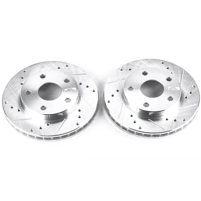 Rotors avant percés et rainurés Power Stop 91-95 Toyota MR2 Evolution - Paire