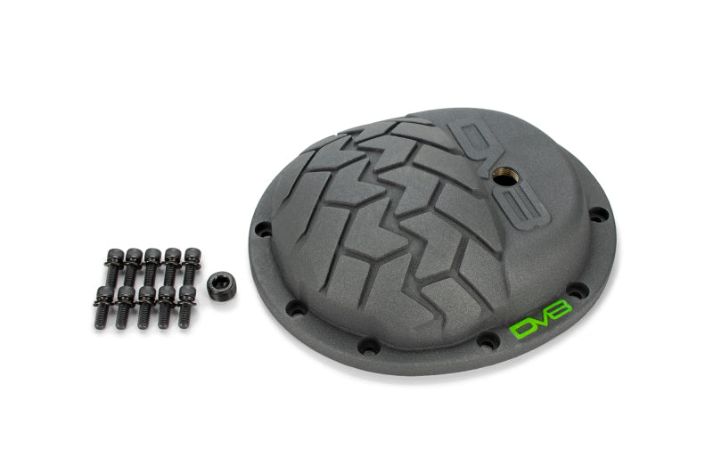 Cache différentiel DV8 Offroad HD Dana 30 en fonte grise avec revêtement en poudre