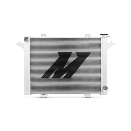 Radiateur de performance en aluminium poli Mishimoto 90-93 Dodge Ram avec moteur Cummins 5,9 L
