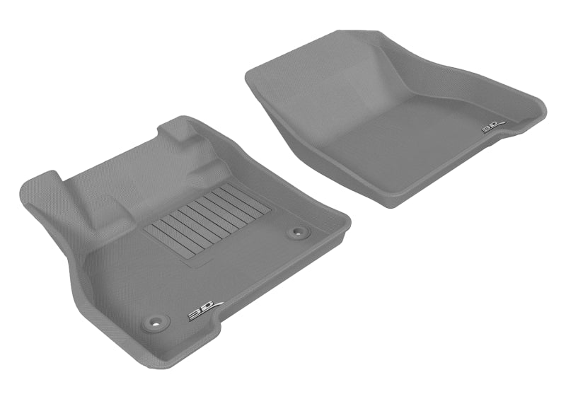 Tapis de sol 3D MAXpider 2011-2012 Nissan Leaf Kagu 1ère rangée - Gris