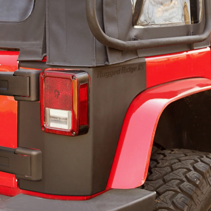 Kit de protection d'angle arrière Rugged Ridge pour Jeep Wrangler 2 portes 7-18