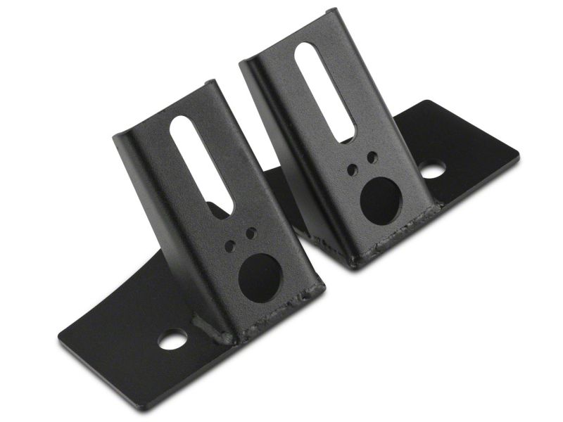 Supports d'éclairage montés sur montant de pare-brise de la série Axial Jeep Wrangler JK 07-18 de Raxiom