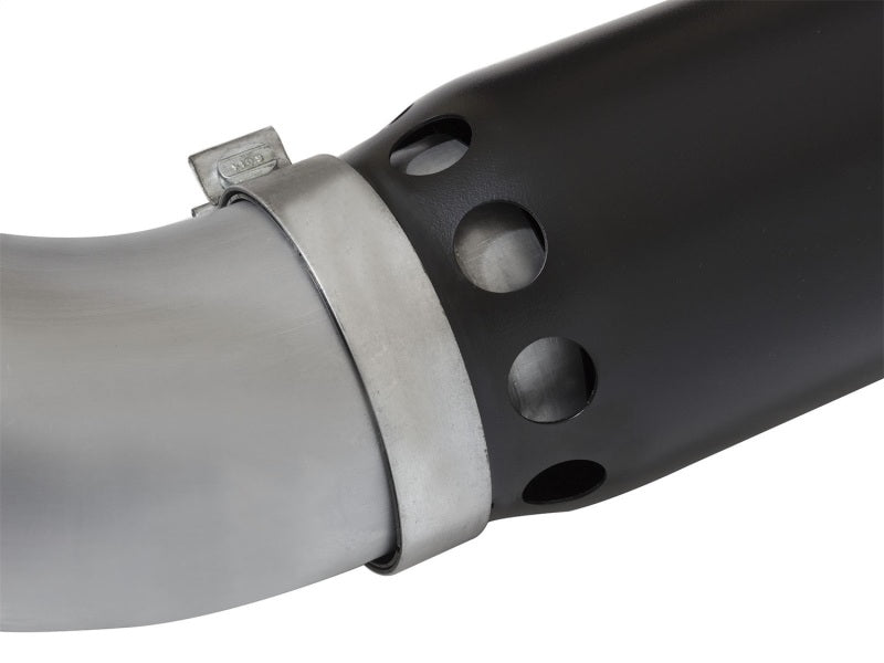 Échappements aFe LARGE Bore HD 5 pouces DPF-Back SS avec embouts noirs 16-17 GM Diesel Truck V8-6.6L (td) LML/L5P