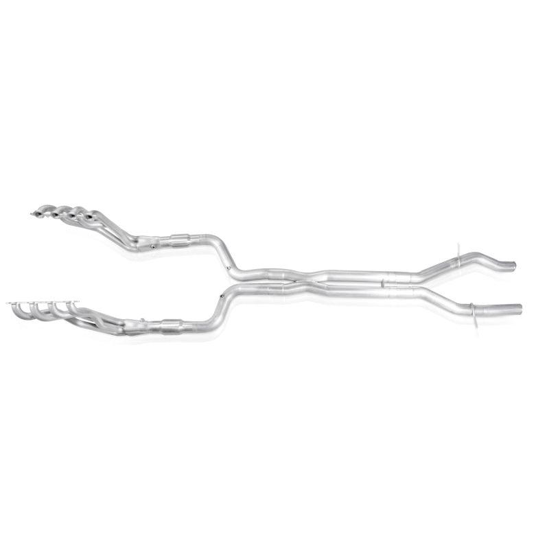 Collecteurs de 2 po pour berline Cadillac CTS-V 2016-18 en acier inoxydable, primaires de 2 po, câbles cathodiques de 3 po dans le tuyau en X