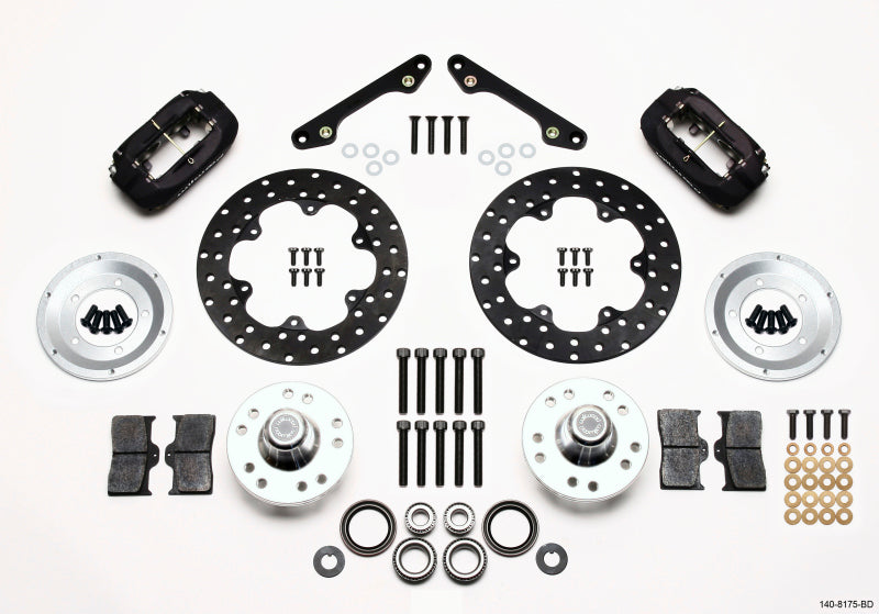 Kit de frein avant Wilwood Forged Dynalite Rotor percé 79-81 Camaro