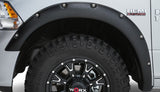 Élargisseurs d'aile Ruff Riderz pour Dodge Ram 1500 67,4/76,3/96,3 po Stampede 2009-2018, 4 pièces, texturés