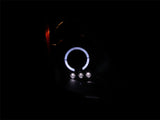 ANZO 2003-2005 Nissan 350Z Phares de projecteur avec halo noir