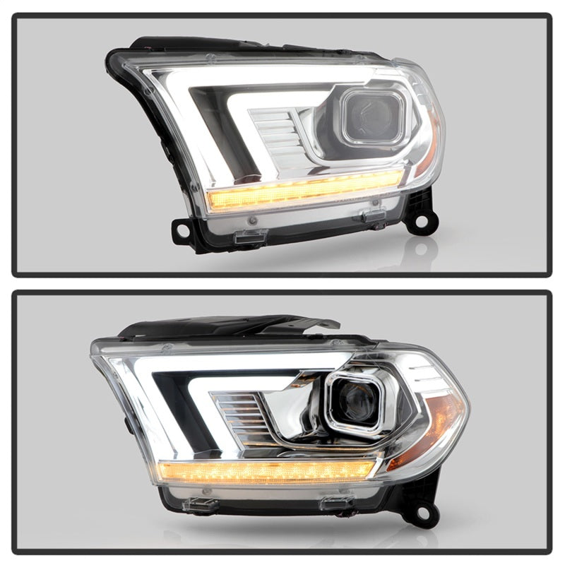 Phares de projecteur halogènes Spyder Dodge Durango 11-13 uniquement - Chrome PRO-YD-DDU11SI-C