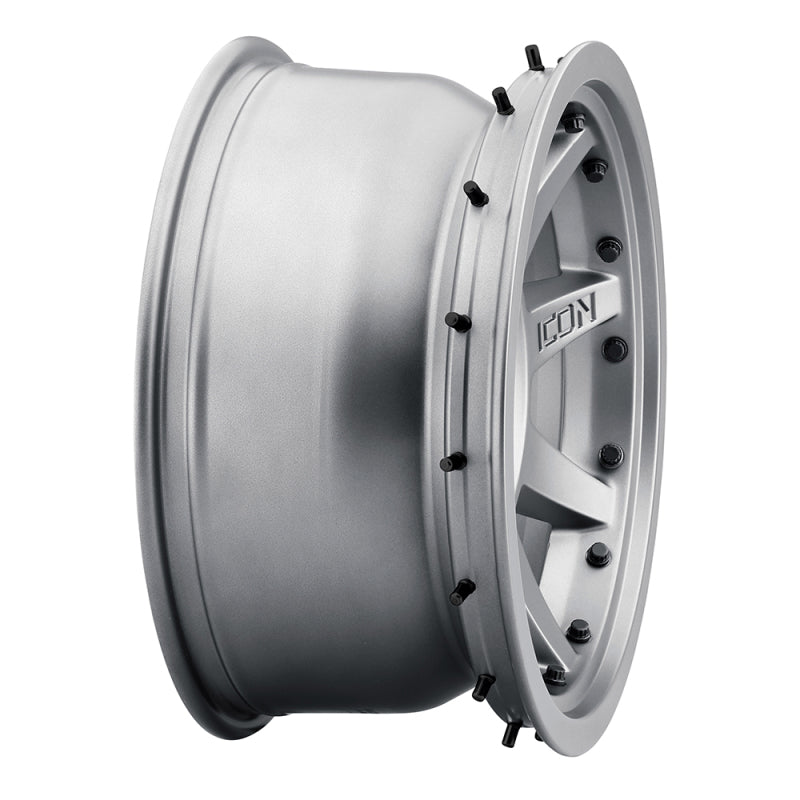 Roue en titane ICON Rebound Pro 17x8,5 5x4,5 0 mm de déport 4,75 pouces BS 71,5 mm d'alésage