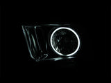 Phares en cristal ANZO 2005-2009 Ford Mustang avec halo noir (CCFL)