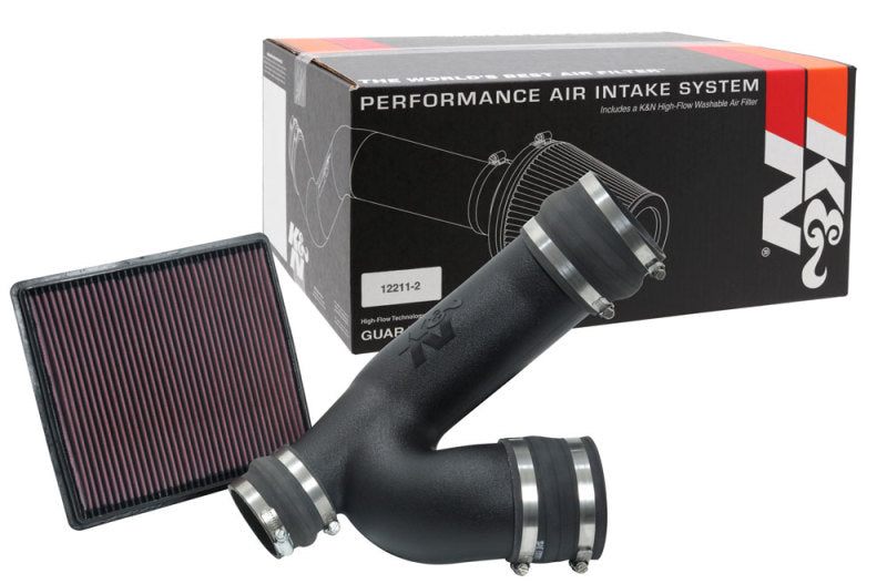 Système d'admission d'air hautes performances K&amp;N 18-19 pour Ford F-150 V6-2.7LF/I