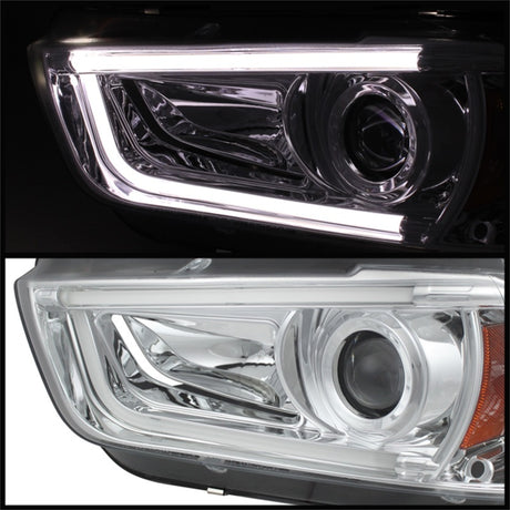 Phares de projecteur Spyder Dodge Charger 11-14 Modèle Xénon/HID - DRL Chrm PRO-YD-DCH11-LTDRL-HID-C
