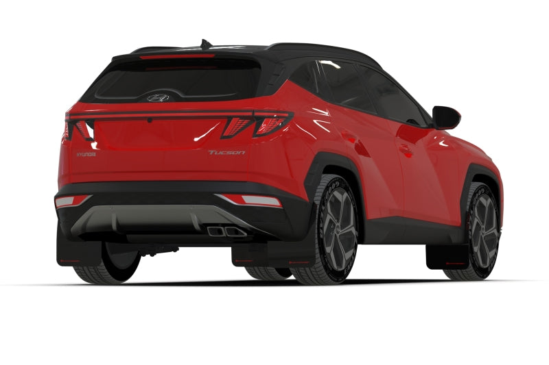 Garde-boue Rally Armor 2022 Hyundai Tucson Black UR avec logo gris