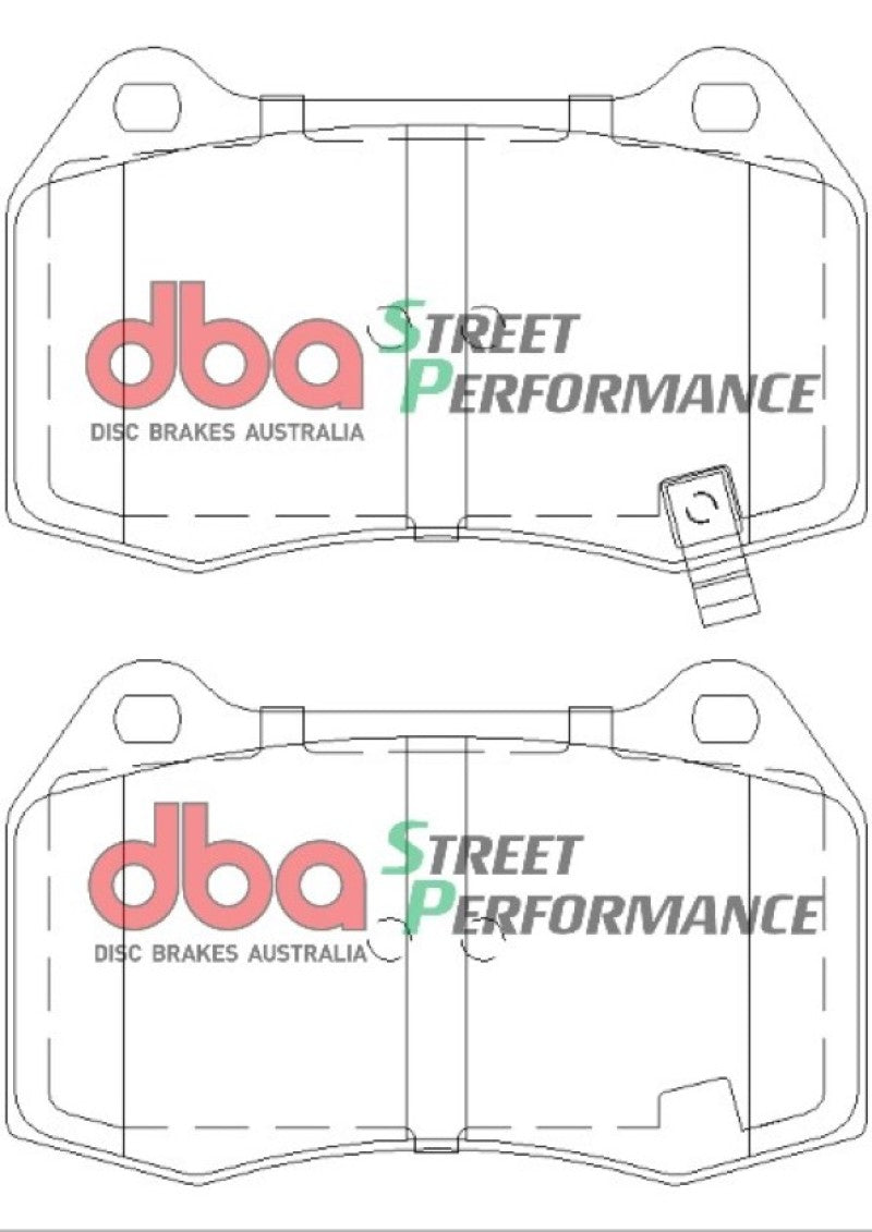 DBA 03-07 G35 avec plaquettes de frein avant Brembo SP500