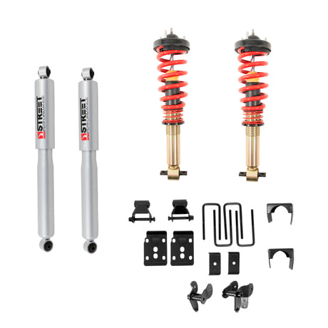 Kit de suspensions à ressorts hélicoïdaux hautes performances Belltech pour Ford F-150 4WD 2021+