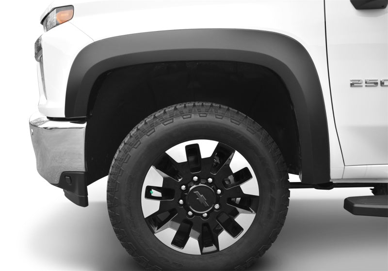 Bushwacker 2020 Chevrolet Silverado 2500 Extend-A-Fender Style Flares Avant 2 pièces - Noir