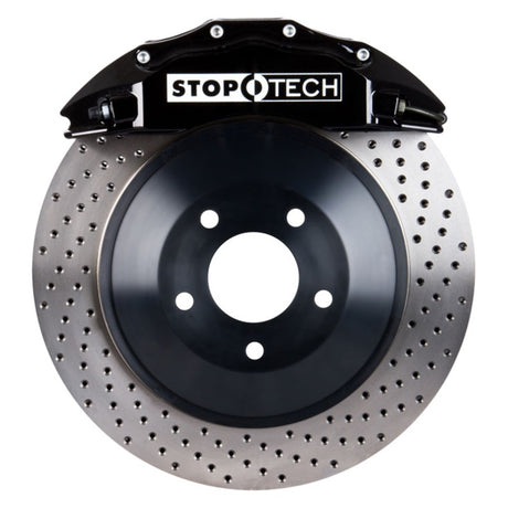 Freins avant StopTech 08-13 Toyota Land Cruiser BBK avec étriers ST-65 noirs percés, rotor 380x35 mm