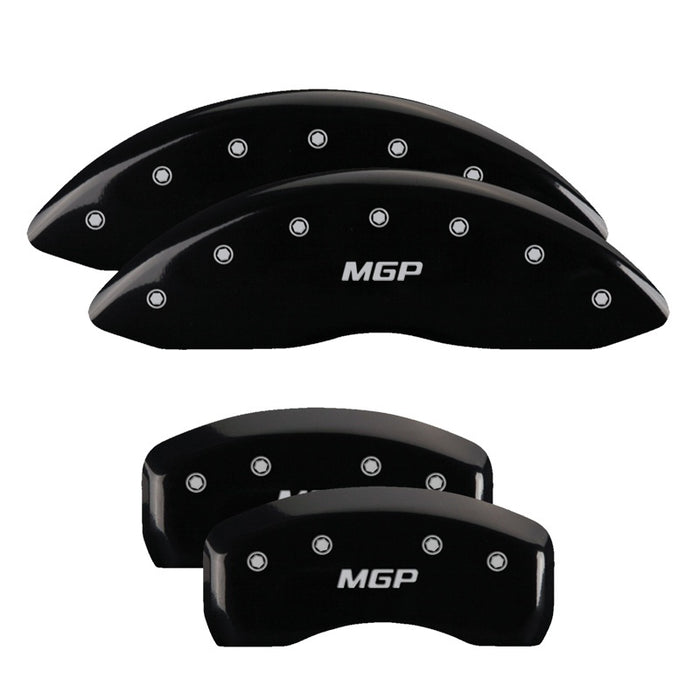 MGP 4 Caliper Covers Engraved Front 2015/Civic Engraved Rear 2015/Civic Yellow finish black ch