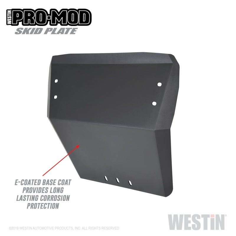 Plaque de protection Westin 19-22 Ford Ranger Outlaw/Pro-Mod - Tex. Blk