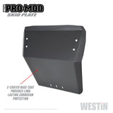 Plaque de protection Westin 19-22 Ford Ranger Outlaw/Pro-Mod - Tex. Blk