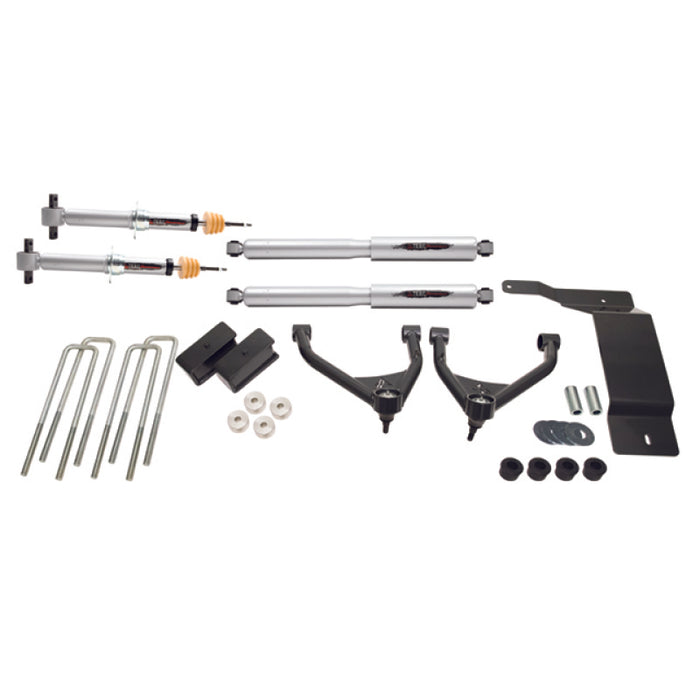 Kit de relevage Trail Perf 4 pouces pour cabine multiplace et allongée Belltech 14-16 Silverado / Sierra 1500 4WD