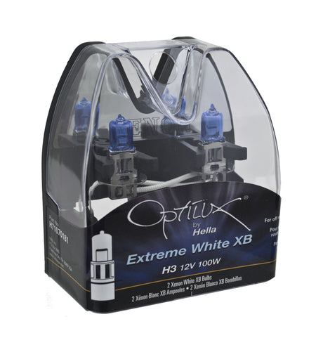 Ampoule Xénon Hella Optilux H3 12V / 100W Blanc XB