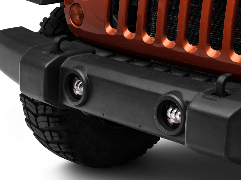 Feux antibrouillard à LED à trois barres Raxiom 07-22 Jeep Wrangler JK/JL Axial Series - Blanc