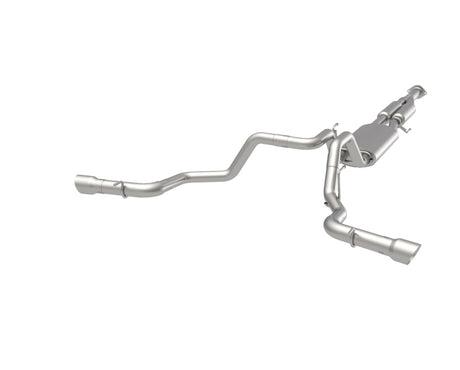 Échappement Kooks 2021+ Ford F150 2,7/3,5/5,0 L 3 pouces à double sortie latérale avec embouts polis