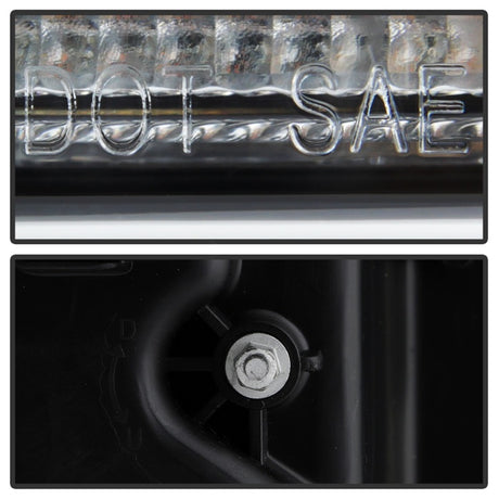 Phares avant Spyder à LED chromés pour Ford F-250/F-350/F450 17-18 PRO-YD-FS17HALAP-SEQ-BK