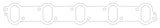 Cometic 1992+ Dodge 8.0L Viper .039in Fiber Intake Manifold Gasket