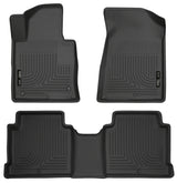 Revêtements de sol avant et 2e siège noirs Husky Liners 2015 Hyundai Sonata Weatherbeater