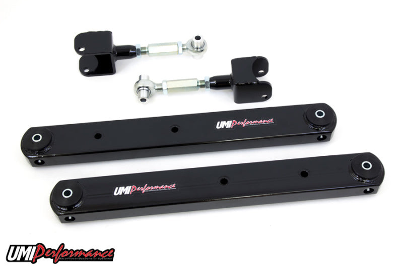 Kit de bras de suspension arrière GM G-Body 78-88 UMI Performance, entièrement en boîte, inférieurs, supérieurs réglables