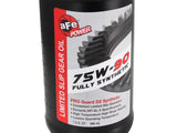 Couvercle de différentiel arrière aFe Power noir avec ailettes usinées 17-19 Ford 6,7 L (td) Dana M300-14 (Dually) avec huile