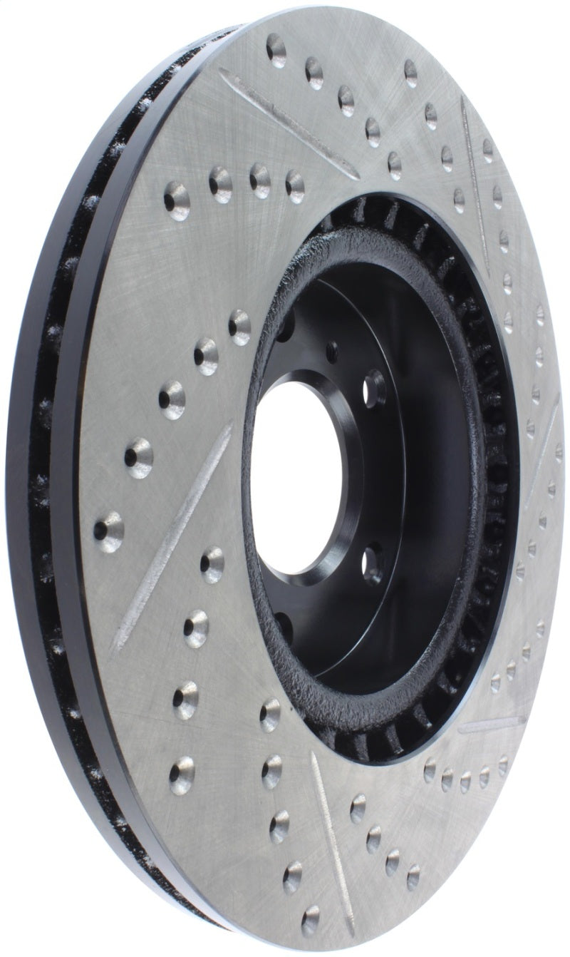 Disque de frein avant droit rainuré et percé StopTech 1/02-05 Infiniti G35 (disque en alliage) / 6/02-05 Nissan 350Z