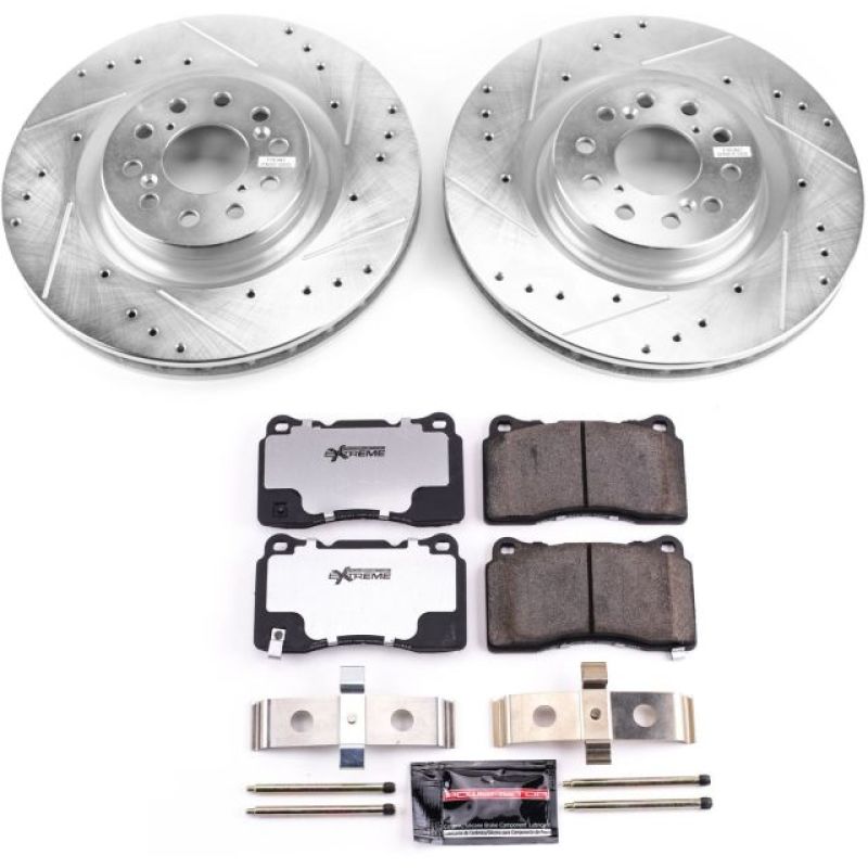 Kit de freins avant Power Stop 17-19 Honda Civic Z26 Street Warrior