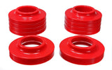 Isolateurs à ressort pour Jeep Energy Suspension - Rouge