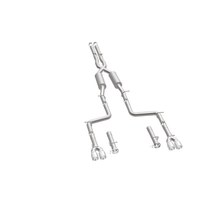 Cat-Back MagnaFlow, SS, 2,5 po, embout arrière divisé en quatre parties de 3,5 po, Dodge Challenger R/T 5,7 L 2015